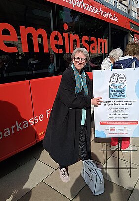 Dr. Luise Kemmeter auf den Nachbarschaftsfest