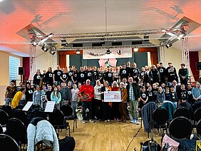 Bürgerstiftung Langenzenn unterstützt Förderverein Stadtkapelle Scheckübergabe Langenzenn